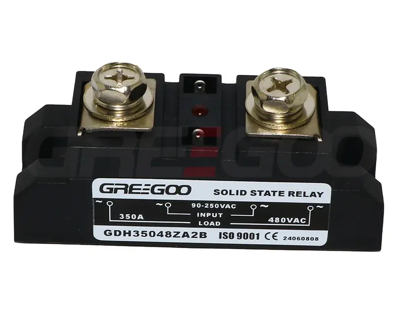 Greegoo GDH35048RD3B Tek Fazlı Katı Hal Rölesi(300 A) 350amper / 48-480VAC