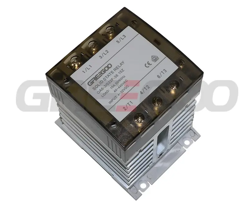 Greegoo GA6-3/250F-3825Z Isı Dağıtıcılı Üç Fazlı Katı Hal Rölesi