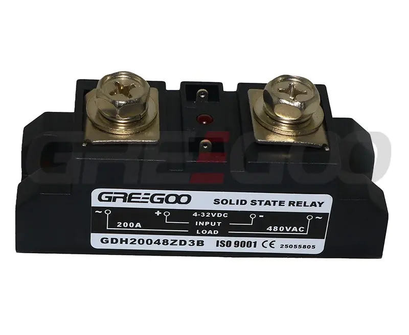 Greegoo GDH 350A Tek Faz SCR Katı Hal Rölesi 280VAC 4-32VDC