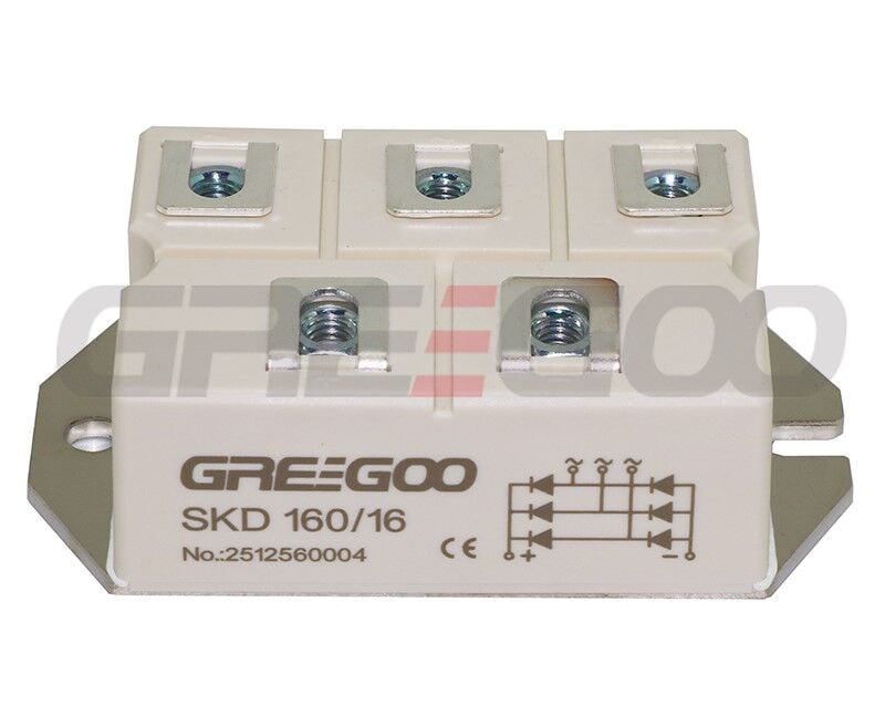 Greegoo SKD210/16 SKD 210/16 Üç Fazlı Güç Köprü Diyot Modülü 210 A (@99°c) / 1600 V