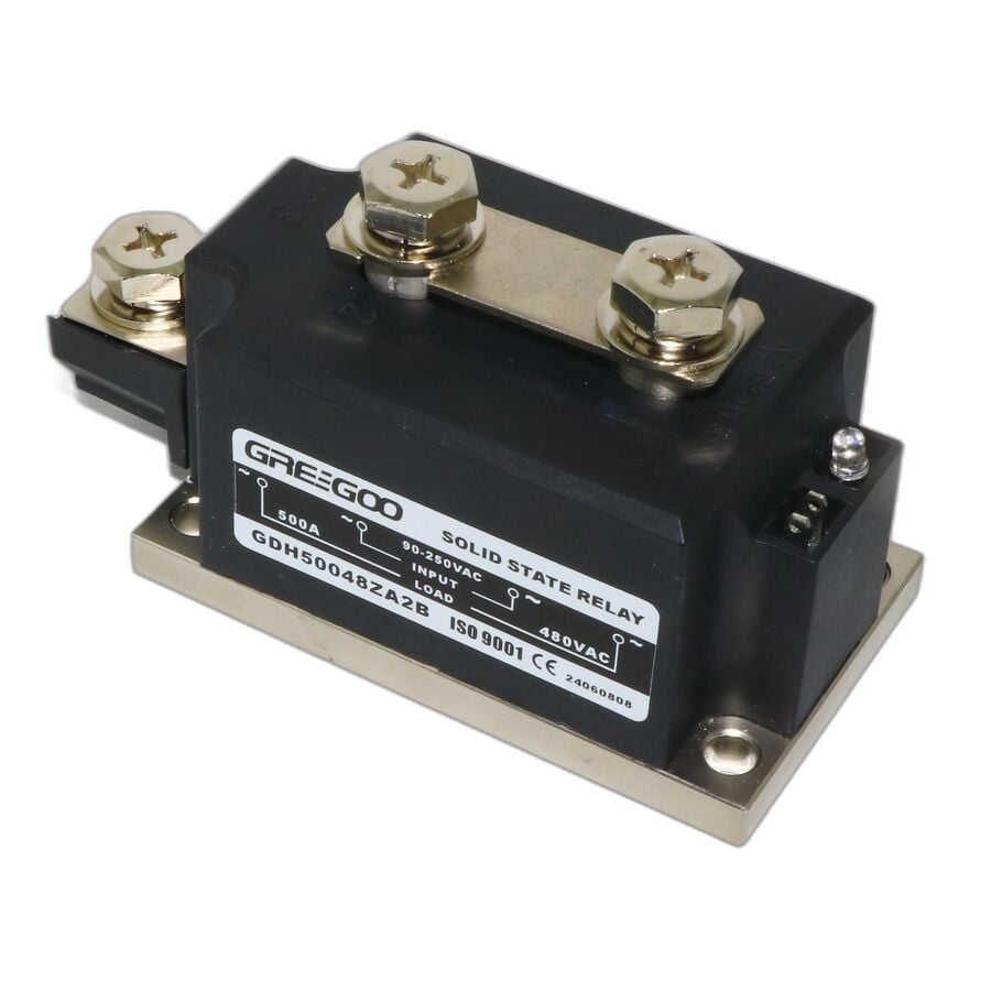 Greegoo GDH 500A Tek Faz SCR Katı Hal Rölesi 480VAC 90-250VAC