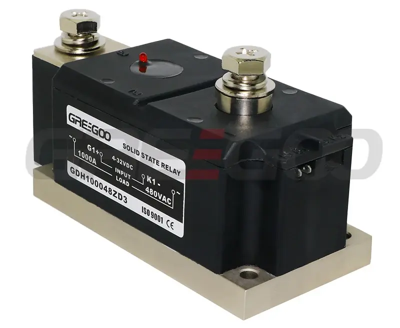 Greegoo GDH 1000A Tek Faz SCR Katı Hal Rölesi 530VAC 4-32VDC