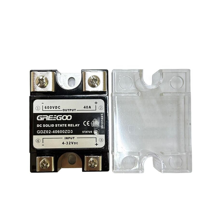 Greegoo GDZ02-40600D1 40A DC-DC Katı Hal Rölesi 600V (3-32V Kontrol)