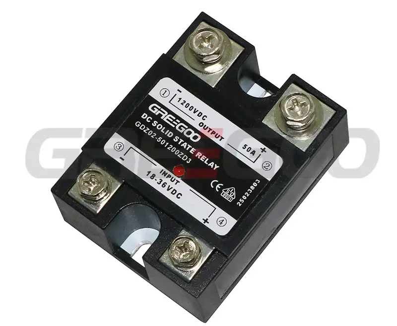 Greegoo GDZ02-80100D1 8010A DC-DC Katı Hal Rölesi 0V (12-15V Kontrol)