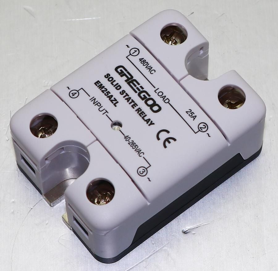 Greegoo EM25AZL 25A IP20 Katı Hal Rölesi 40-265VAC