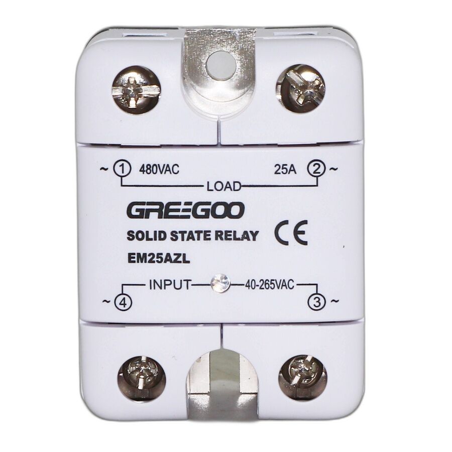 Greegoo EM25AZL 25A IP20 Katı Hal Rölesi 40-265VAC