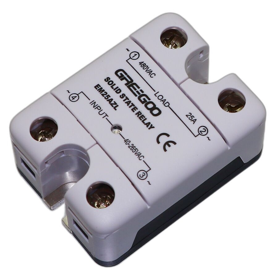Greegoo EM25AZL 25A IP20 Katı Hal Rölesi 40-265VAC
