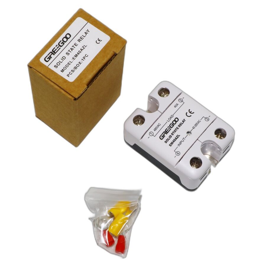 Greegoo EM40AZL 40A IP20 Katı Hal Rölesi 40-265VAC
