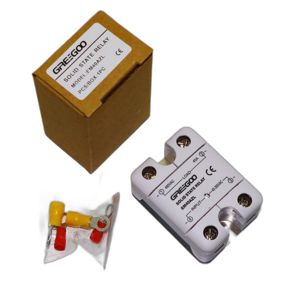 Greegoo EM40AZL 40A IP20 Katı Hal Rölesi 40-265VAC