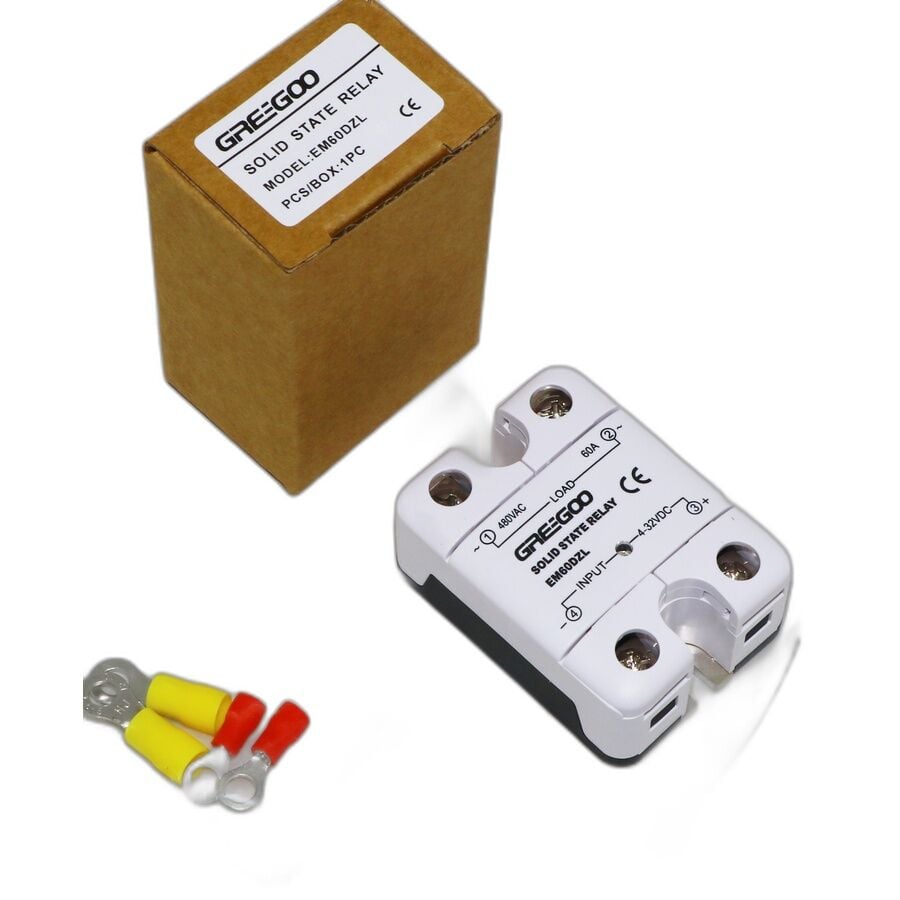 Greegoo EM60DZL 60A IP20 Katı Hal Rölesi 4-32VDC