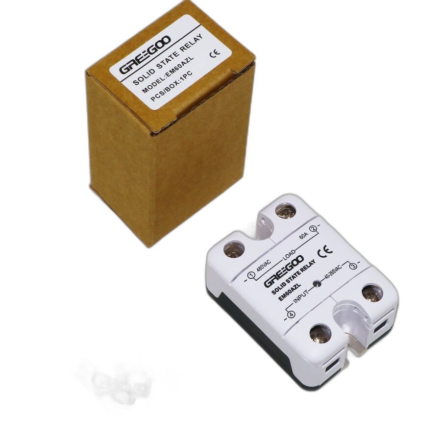 Greegoo EM60AZL 60A IP20 Katı Hal Rölesi 40-265VAC