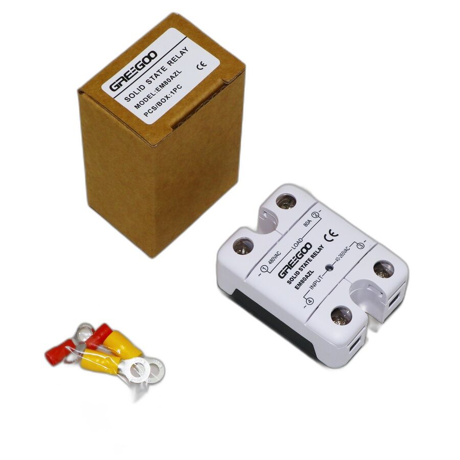 Greegoo EM80AZL 80A IP20 Katı Hal Rölesi 40-265VAC