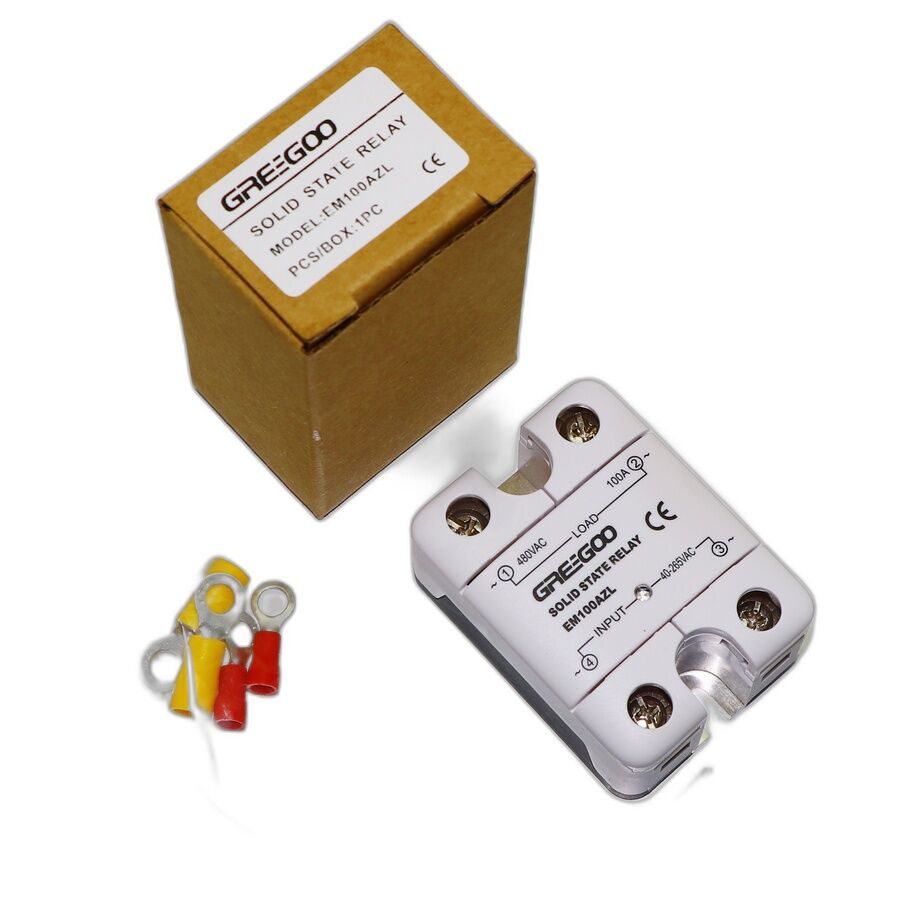 Greegoo EM100AZL 100A IP20 Katı Hal Rölesi 40-265VAC