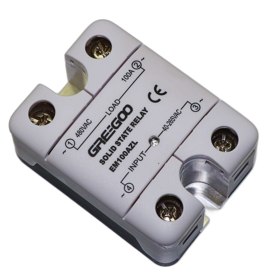 Greegoo EM100AZL 100A IP20 Katı Hal Rölesi 40-265VAC