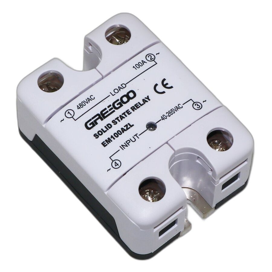 Greegoo EM100AZL 100A IP20 Katı Hal Rölesi 40-265VAC