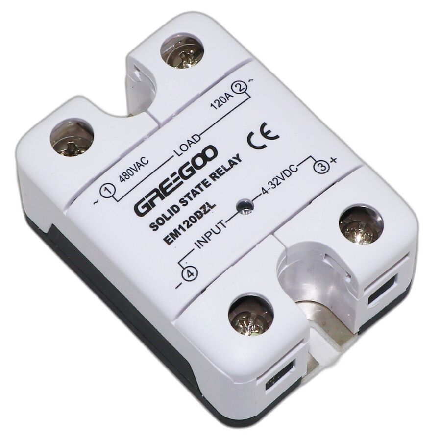 Greegoo EM120DZL 120A IP20 Katı Hal Rölesi 4-32VDC
