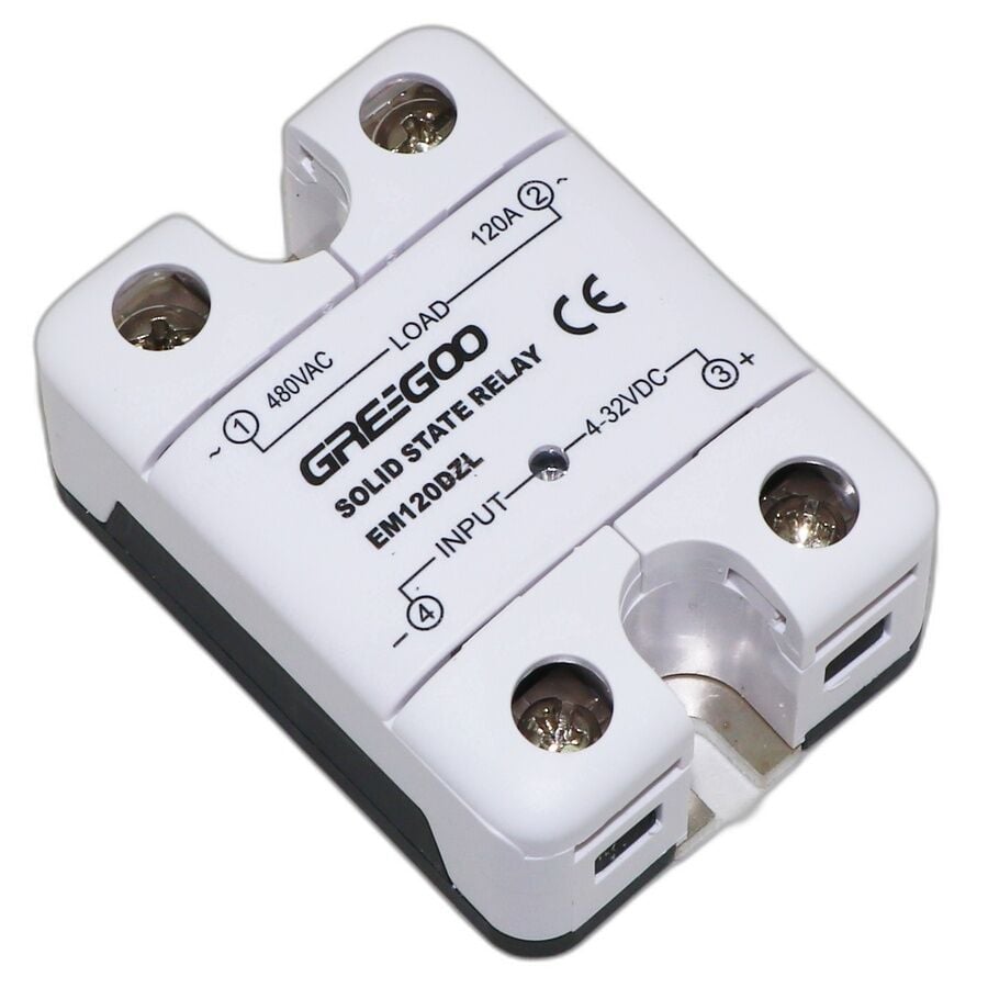 Greegoo EM120DZL 120A IP20 Katı Hal Rölesi 4-32VDC