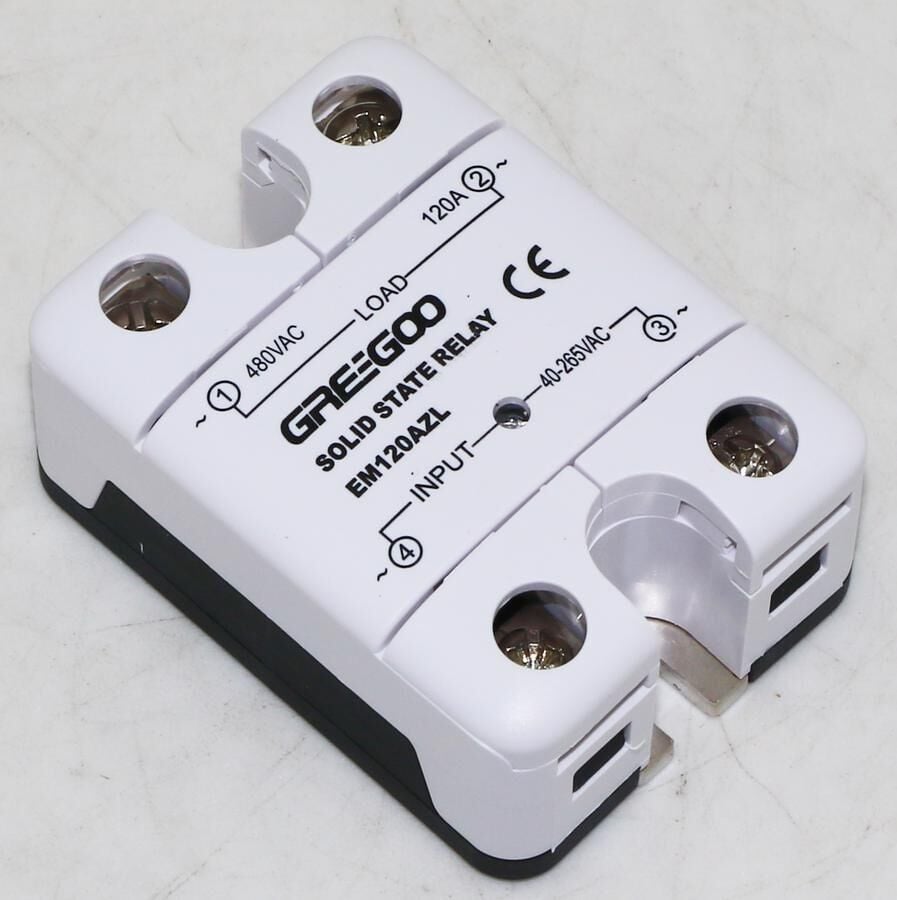 Greegoo EM120AZL 120A IP20 Katı Hal Rölesi 40-265VAC