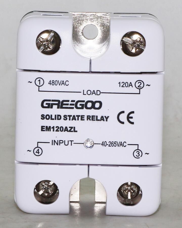 Greegoo EM120AZL 120A IP20 Katı Hal Rölesi 40-265VAC