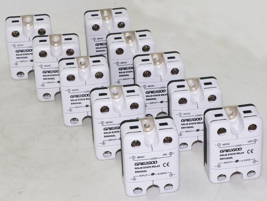 Greegoo EM120AZL 120A IP20 Katı Hal Rölesi 40-265VAC