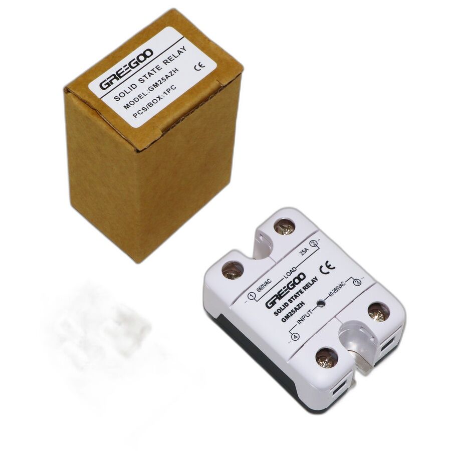 Greegoo GM25AZH 25A IP20 Entegre Kapaklı Katı Hal Rölesi