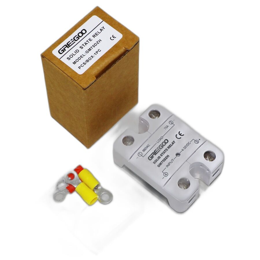 Greegoo GM75DZH 75A IP20 Entegre Kapaklı Katı Hal Rölesi