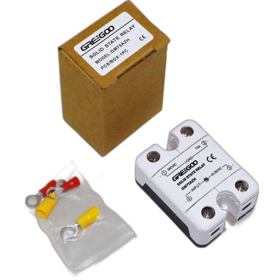 Greegoo GM75AZH 75A IP20 Entegre Kapaklı Katı Hal Rölesi