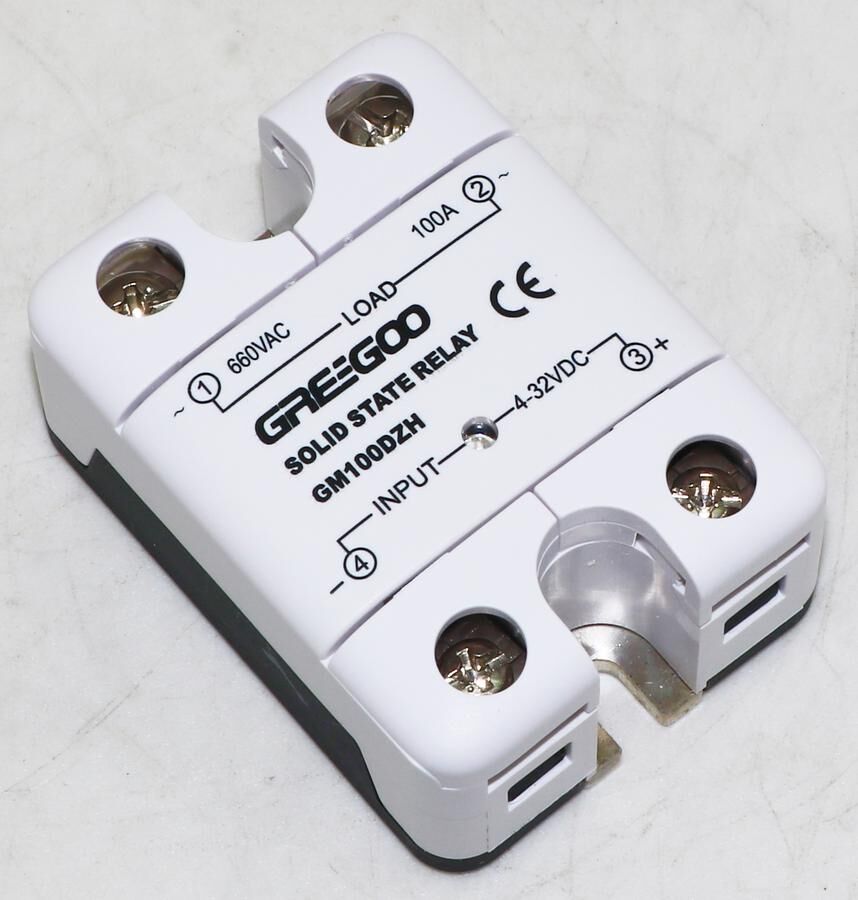 Greegoo GM100DZH 100A IP20 Entegre Kapaklı Katı Hal Rölesi
