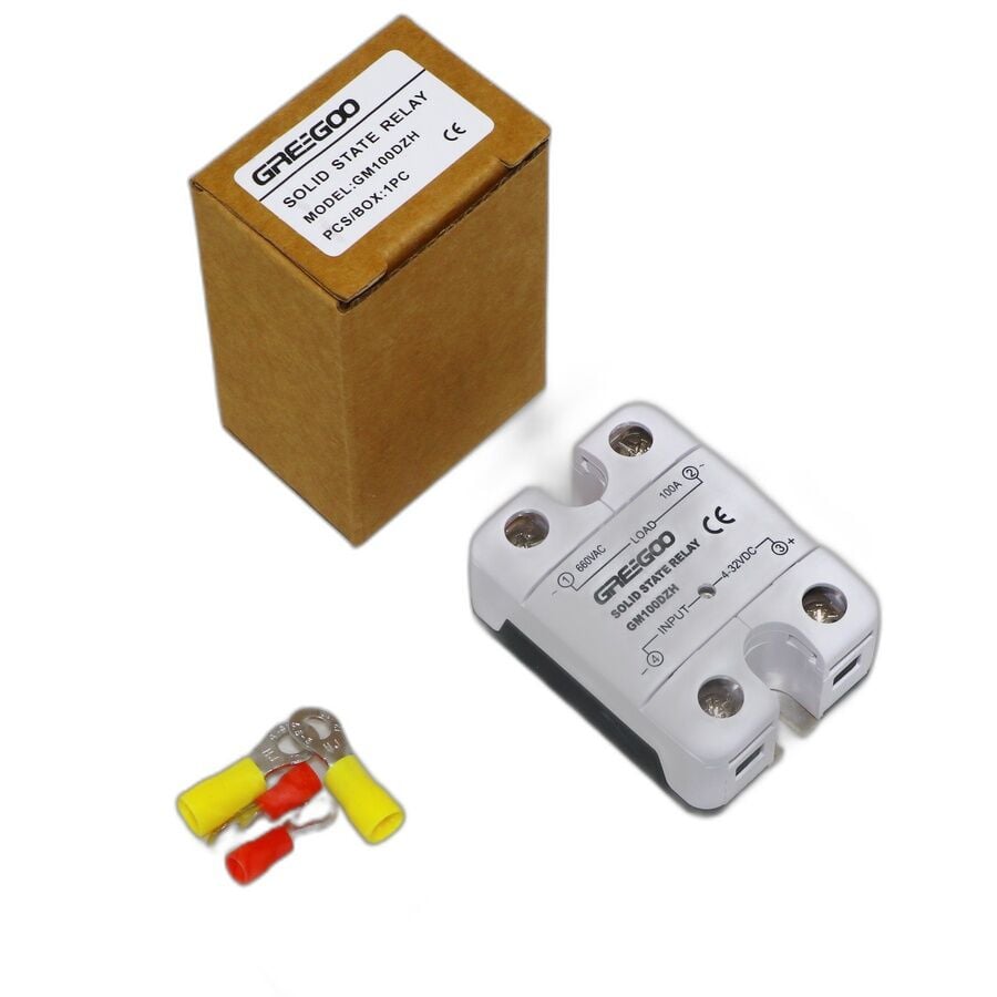 Greegoo GM100DZH 100A IP20 Entegre Kapaklı Katı Hal Rölesi