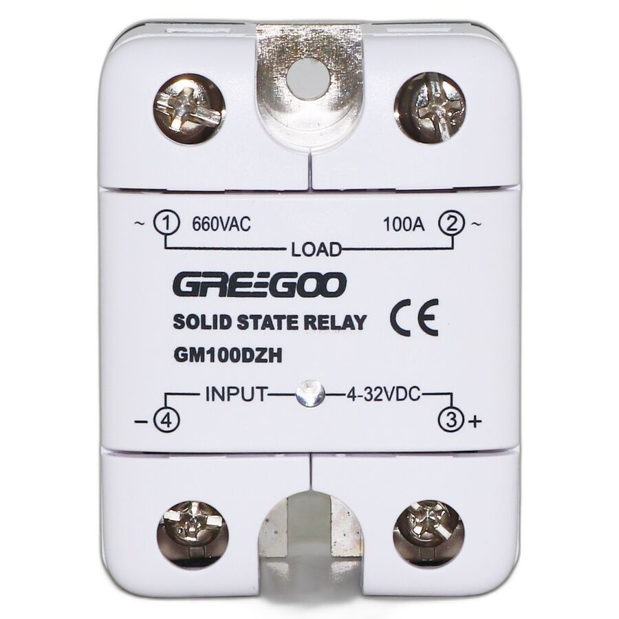 Greegoo GM100DZH 100A IP20 Entegre Kapaklı Katı Hal Rölesi