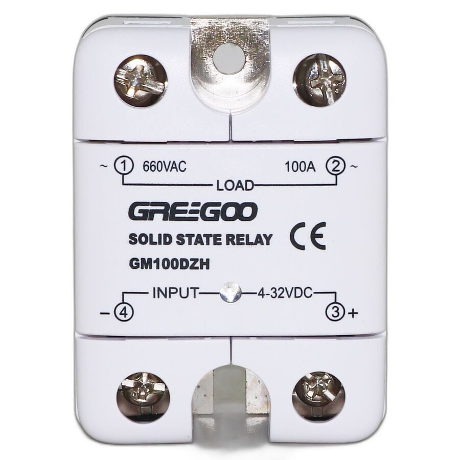 Greegoo GM100DZH 100A IP20 Entegre Kapaklı Katı Hal Rölesi