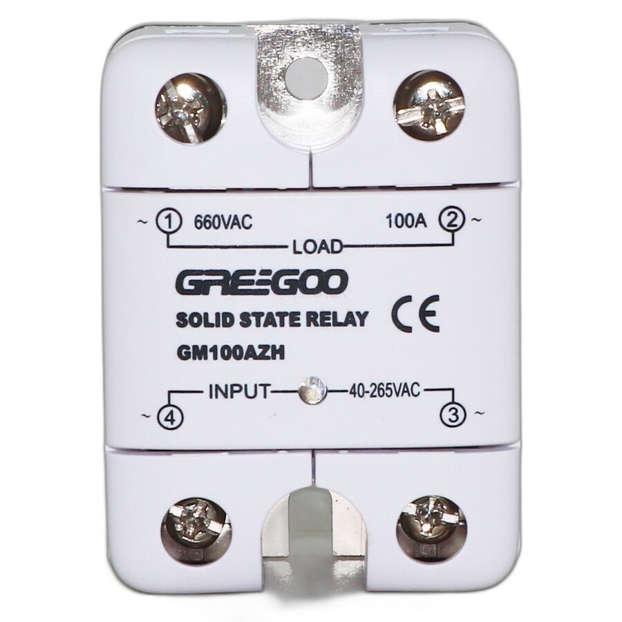 Greegoo GM100AZH 100A IP20 Entegre Kapaklı Katı Hal Rölesi