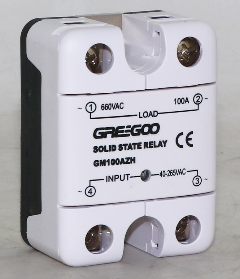 Greegoo GM100AZH 100A IP20 Entegre Kapaklı Katı Hal Rölesi