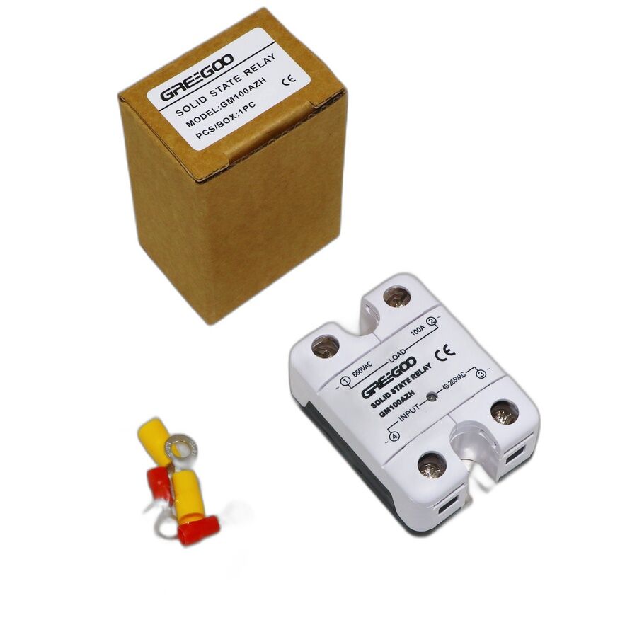 Greegoo GM100AZH 100A IP20 Entegre Kapaklı Katı Hal Rölesi