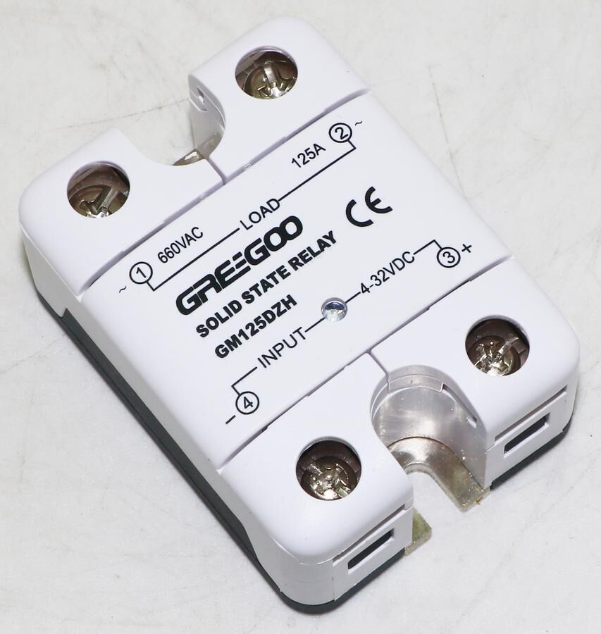 Greegoo GM125DZH 125A IP20 Entegre Kapaklı Katı Hal Rölesi