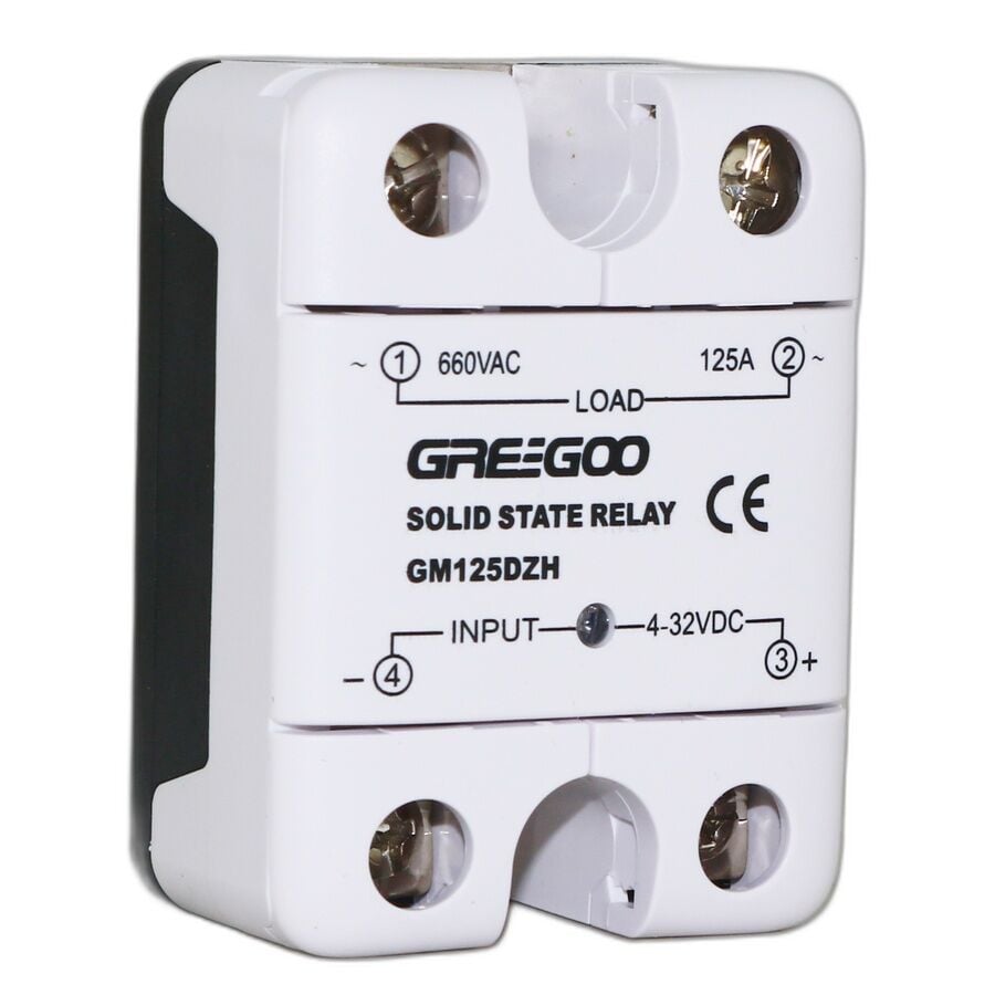 Greegoo GM125DZH 125A IP20 Entegre Kapaklı Katı Hal Rölesi