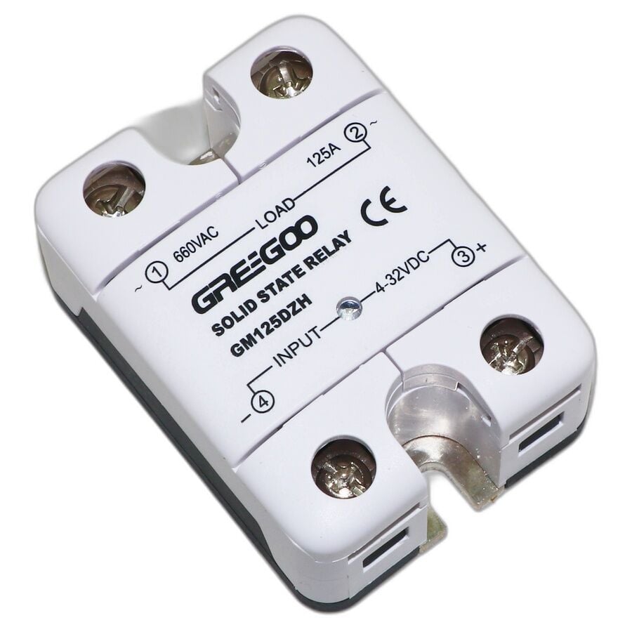 Greegoo GM125DZH 125A IP20 Entegre Kapaklı Katı Hal Rölesi