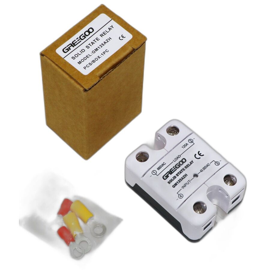Greegoo GM125AZH 125A IP20 Entegre Kapaklı Katı Hal Rölesi