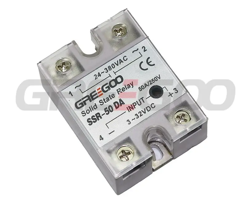 Greegoo SSR-50AA 50A Tek Fazlı Katı Hal Rölesi