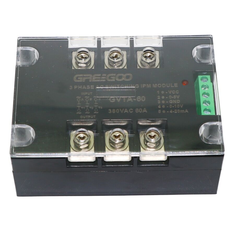 Greegoo GVTA-60A-380V 60A 380VAC 3 Faz Tristör Voltaj Regülatörü