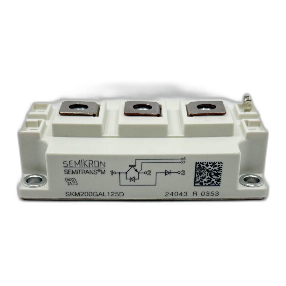 Semikron SKM200GAL125D 1200V 150A IGBT Güç Modülü (Chopper / Booster – Single Switch)