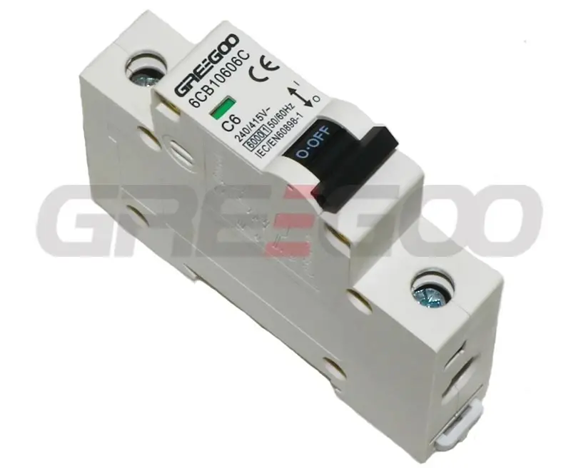 Greegoo 6CB B Tip 25A MCB Minyatür Devre Kesici