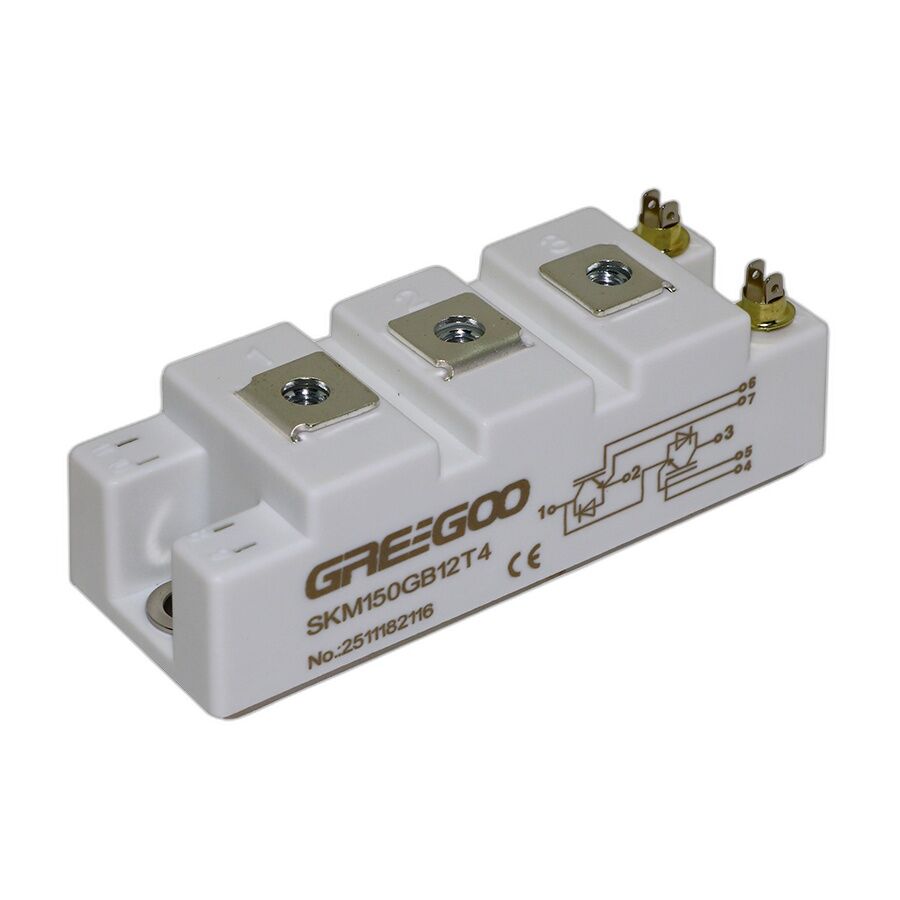 Semikron SKM150GB12V 1200V 150A SEMITRANS 2 IGBT Güç Modülü (Yarım Köprü – Dual Pack)
