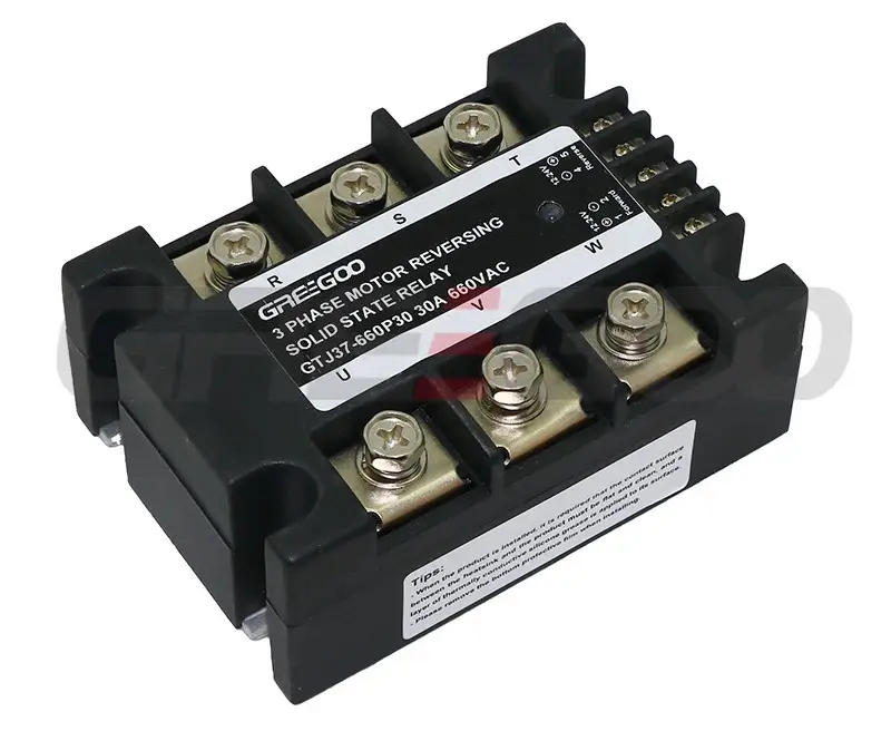 Greegoo GTJ37-660P120 120A 3 Fazlı Motor Yön Değiştirme Katı Hal Rölesi
