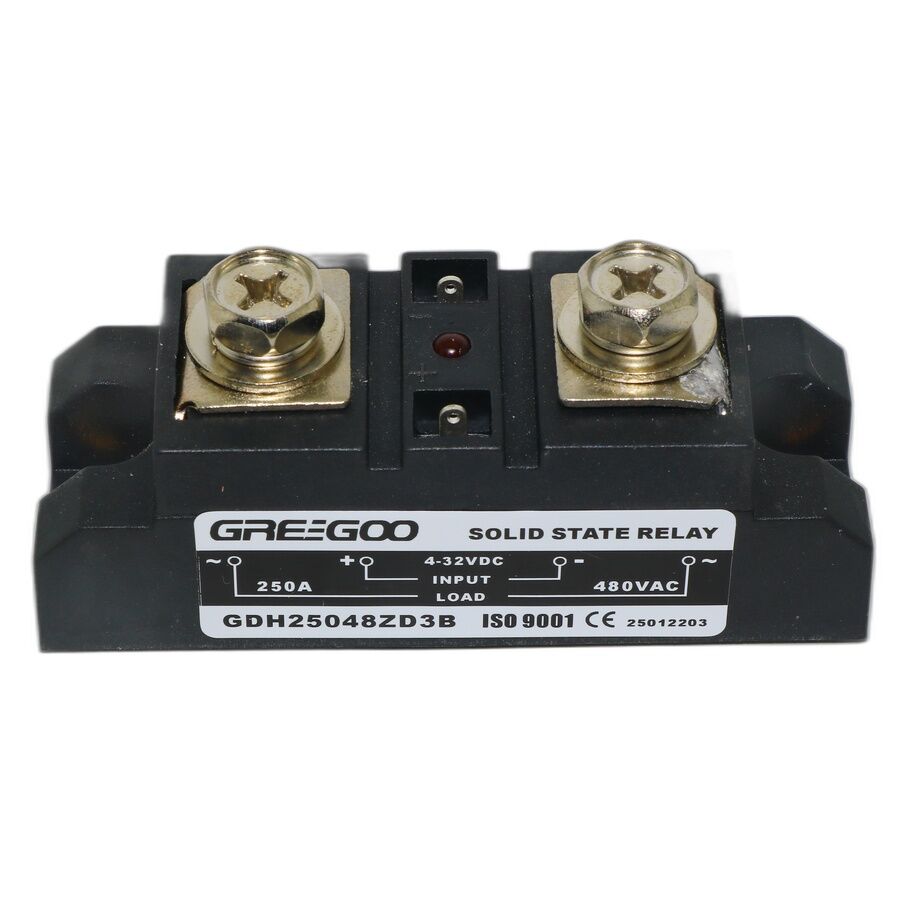 Greegoo GDH 250A Tek Faz SCR Katı Hal Rölesi 480VAC 4-32VDC