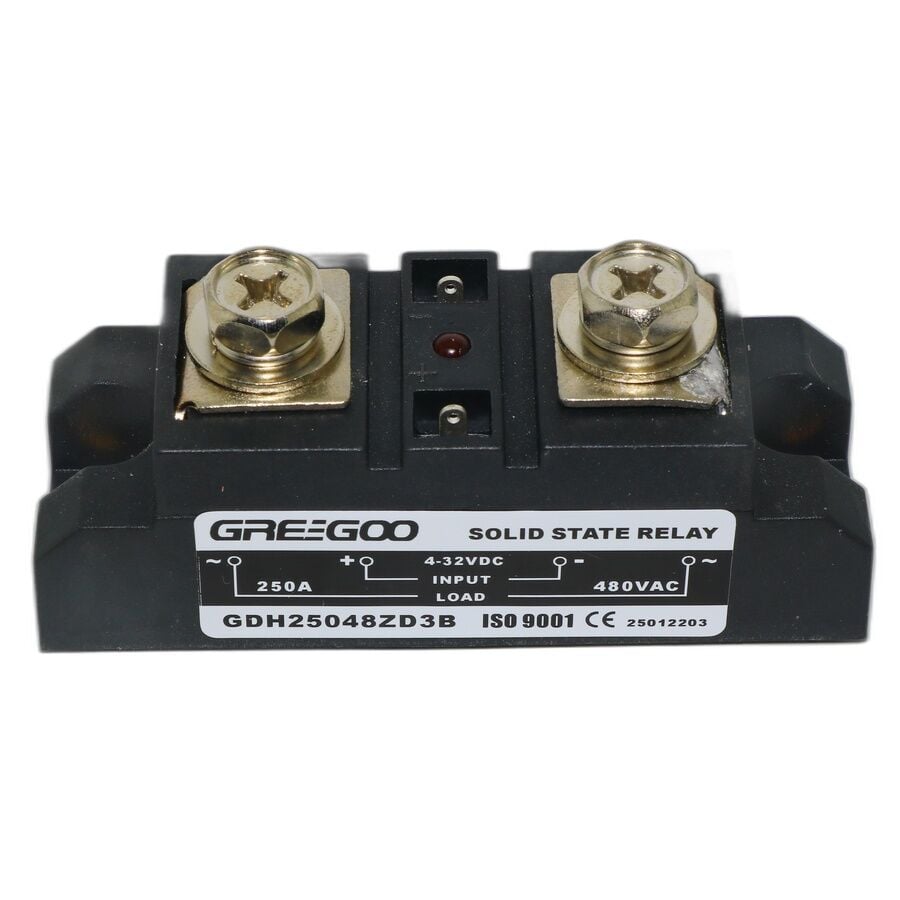 Greegoo GDH 250A Tek Faz SCR Katı Hal Rölesi 480VAC 4-32VDC
