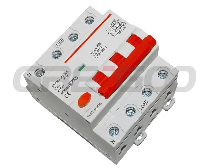 Greegoo 6RCBE416100A 6RCB Elektronik/Magnetik RCBO