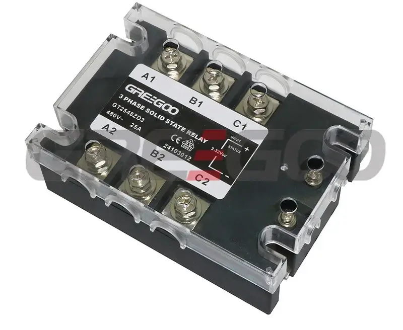 Greegoo GT1048RA2 10A 3 Fazlı Katı Hal Rölesi