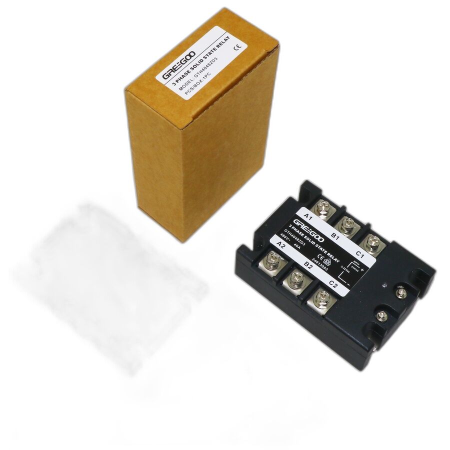 GTH4048ZD3 GTH Serisi 3 Fazlı Katı Hal Rölesi 40A 480VAC Sıfır Voltaj 4-32 VDC
