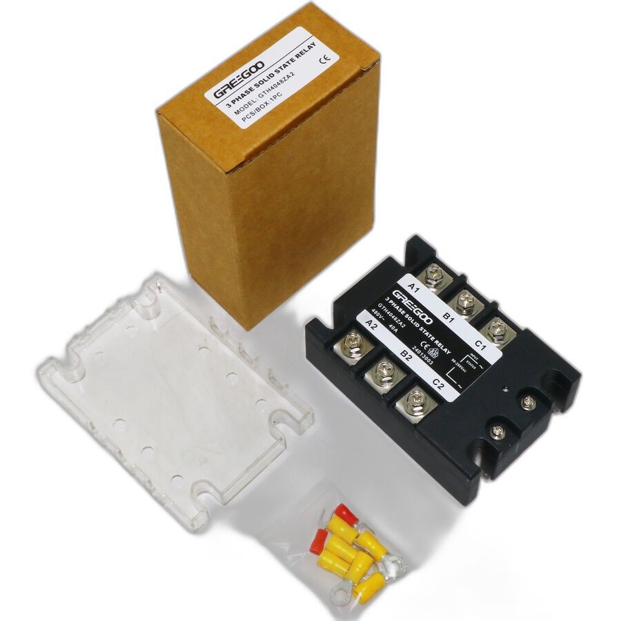 GTH4048ZA2 GTH Serisi 3 Fazlı Katı Hal Rölesi 40A 480VAC Sıfır Voltaj 90-250 VAC